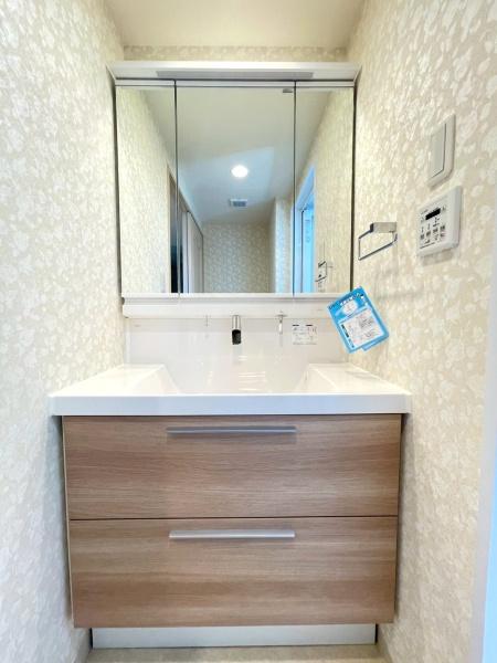 大阪府大阪市平野区背戸口3丁目の中古マンションの洗面台・洗面所