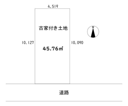 ���{���s���Z�g���c��1���ڂ̓y�n�̊Ԏ��}