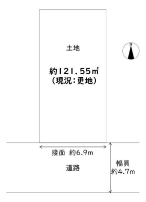 ���{�H�g��s��Îs1���ڂ̓y�n�̊Ԏ��}�i��N)