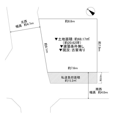 ���{�����s���u3���ڂ̓y�n�̊Ԏ��}�i��N)