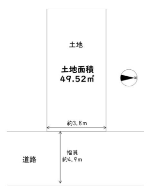 ���{���s����操�J4���ڂ̓y�n�̊Ԏ��}�i��N)