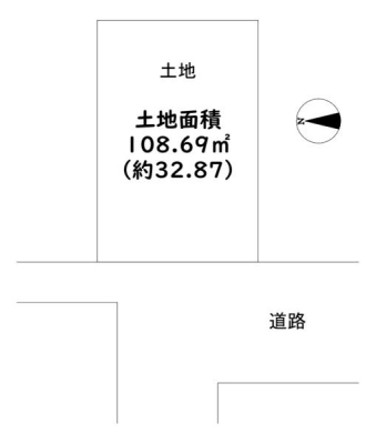 ���{���s����揟�R�k4���ڂ̓y�n�̊Ԏ��}�i��N)