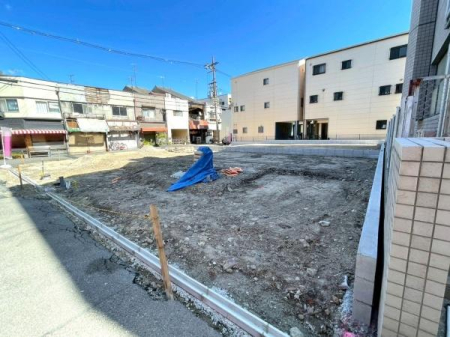 大阪府大阪市生野区田島3丁目の新築一戸建ての現地外観写真