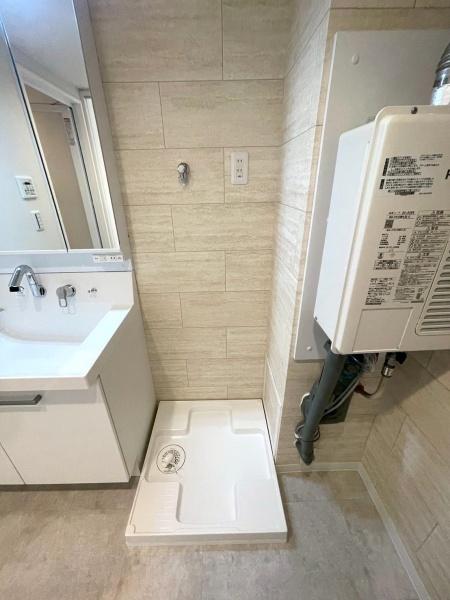 大阪府大阪市東住吉区照ケ丘矢田1丁目の中古マンションの洗面台・洗面所