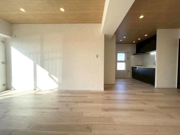 大阪府大阪市東住吉区照ケ丘矢田1丁目の中古マンションのリビング