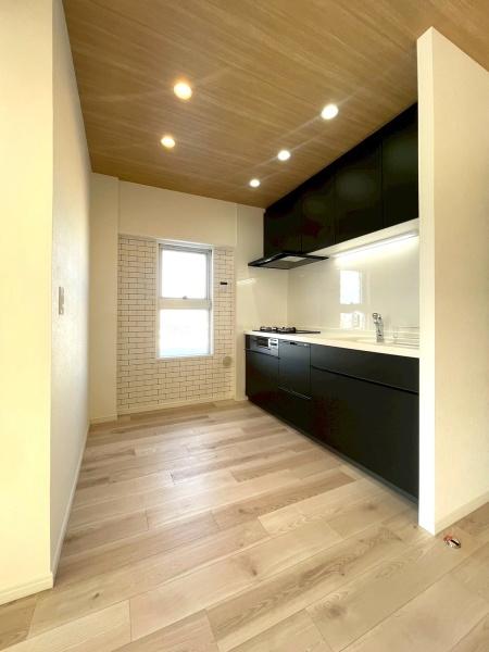 大阪府大阪市東住吉区照ケ丘矢田1丁目の中古マンションのキッチン