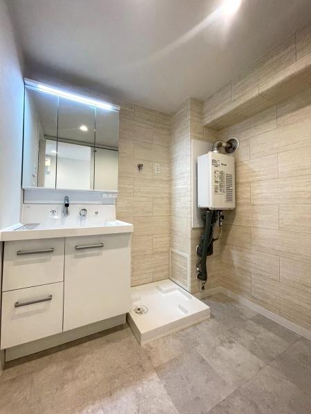 大阪府大阪市東住吉区照ケ丘矢田1丁目の中古マンションの洗面台・洗面所