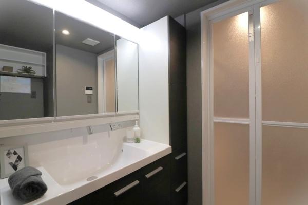 大阪府大阪市東成区深江南2丁目の中古マンションの洗面台・洗面所