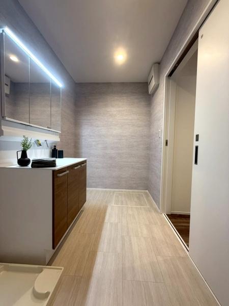 大阪府大阪市平野区背戸口1丁目の新築一戸建ての洗面台・洗面所