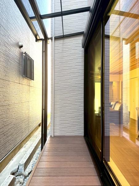 大阪府大阪市平野区背戸口1丁目の新築一戸建てのバルコニー