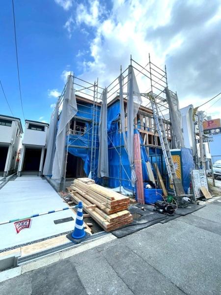 大阪府大阪市平野区瓜破西2丁目の新築一戸建ての駐車場