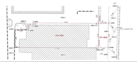 ���{�����s��@��1���ڂ̓y�n�̊Ԏ��}�i��N)