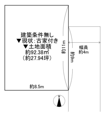 �ޗǌ�����s������̓y�n�̊Ԏ��}�i��N)