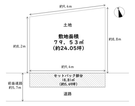 ���{���s����揟�R�k1���ڂ̓y�n�̊Ԏ��}�i��N)