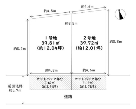 ���{���s����揟�R�k1���ڂ̓y�n�̊Ԏ��}