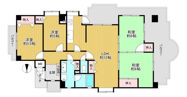 ���{�����s�o�_�䒬�̒��Ã}���V�����̊Ԏ��}