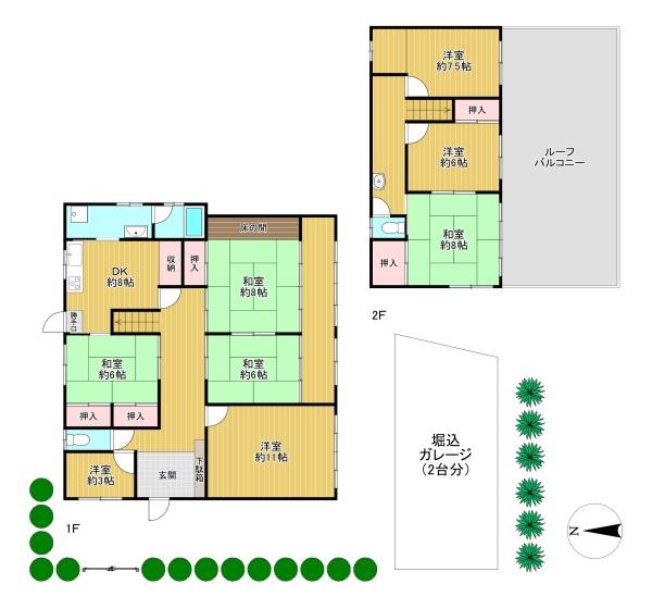 ���{�����s������1���ڂ̒��È�ˌ��Ă̊Ԏ��}