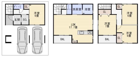 ���{�����s�ߍ]��1���ڂ̓y�n�̊Ԏ��}