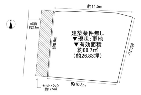 ���{�����s�L�Y���̓y�n�̊Ԏ��}�i��N)