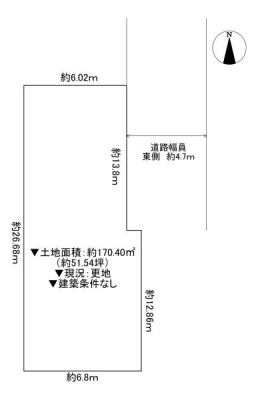 ���{��^�s�l�{6���ڂ̓y�n�̊Ԏ��}�i��N)