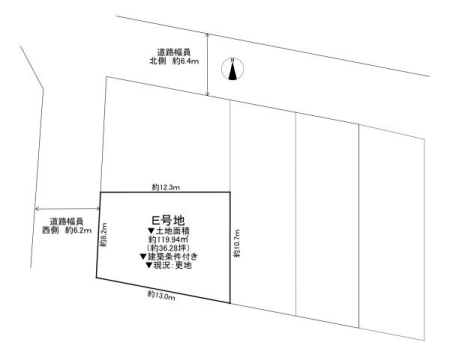 ���{�Q����s�͖k�����̓y�n�̊Ԏ��}�i��N)