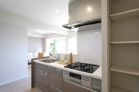 ���{�����s�H����5���ڂ̒��Ã}���V�����̃L�b�`��