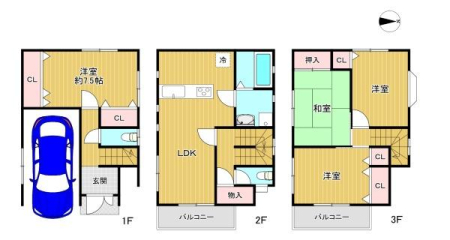 ���{����s����1���ڂ̒��È�ˌ��Ă̊Ԏ��}