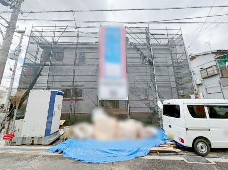 ���{�����s����3���ڂ̐V�z��ˌ��Ă̌��n�O�ώʐ^