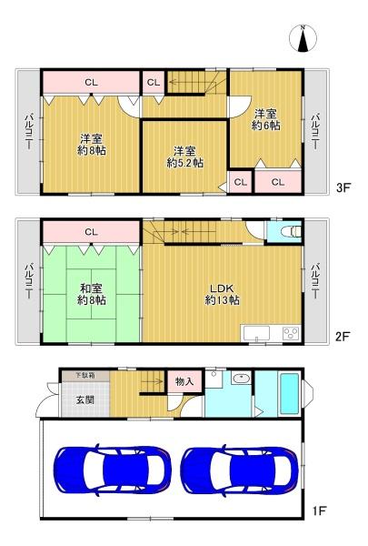 ���{��^�s�O�c��4���ڂ̒��È�ˌ��Ă̊Ԏ��}