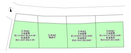 ���{�����s�ʋ�����3���ڂ̓y�n�̊Ԏ��}�i��N)