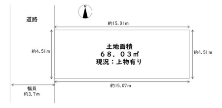 ���{���s����揟�R�k1���ڂ̓y�n�̊Ԏ��}�i��N)