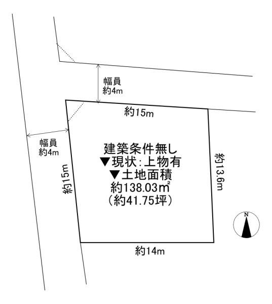 ���{�����s��3���ڂ̓y�n�̊Ԏ��}