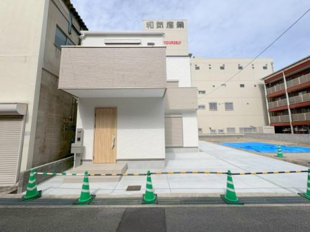 ���{�����s��㏬��̐V�z��ˌ��Ă̌��n�O�ώʐ^