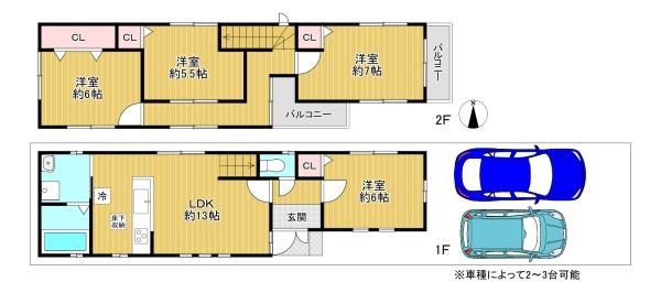 ���{�����s�g�c�{��1���ڂ̒��È�ˌ��Ă̊Ԏ��}