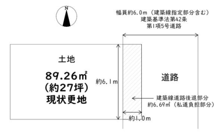 ���{���s���������k1���ڂ̓y�n�̊Ԏ��}�i��N)