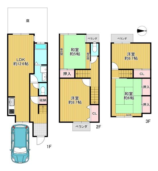 ���{�L���s��������1���ڂ̒��Ãe���X�n�E�X�̊Ԏ��}