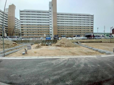 ���{�����s�ʋ�����3���ڂ̐V�z��ˌ��Ă̌��n�O�ώʐ^