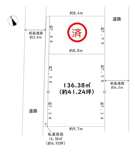 ���{���s���Z�g��R��4���ڂ̓y�n�̊Ԏ��}