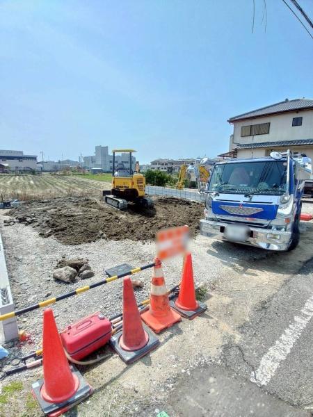 ���{�����s����2���ڂ̐V�z��ˌ��Ă̌��n�O�ώʐ^