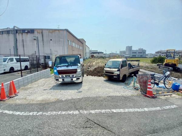 ���{�����s����2���ڂ̐V�z��ˌ��Ă̌��n�O�ώʐ^