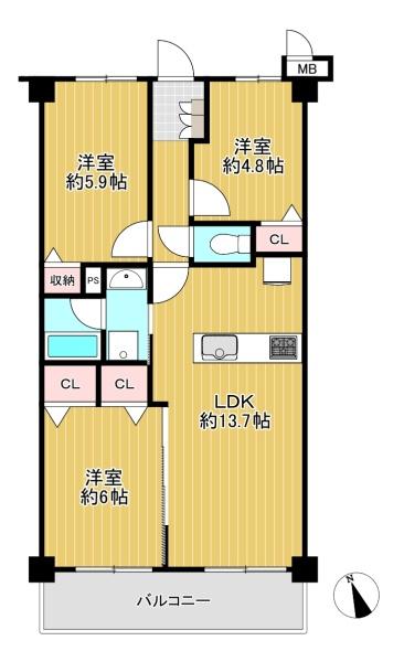 ���{���s�����쒆��2���� 3-11�̒��Ã}���V�����̊Ԏ��}