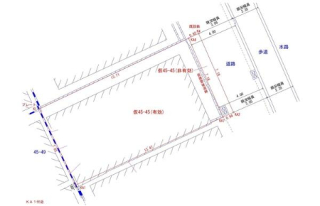 ���{�����s����2���ڂ̓y�n�̊Ԏ��}