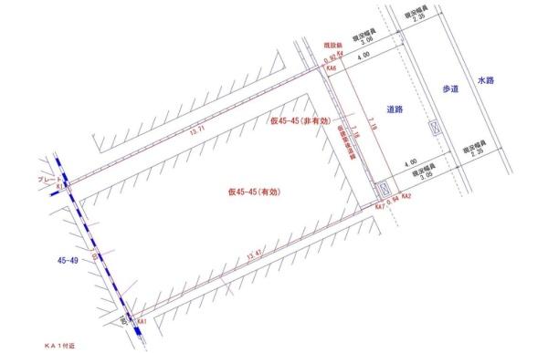 ���{�����s����2���ڂ̓y�n�̊Ԏ��}