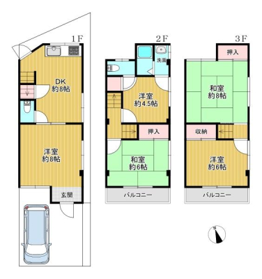 ���{���s�����Z�j��2���ڂ̒��Ãe���X�n�E�X�̊Ԏ��}