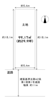 ���{���s����敽�쐼1���ڂ̓y�n�̊Ԏ��}