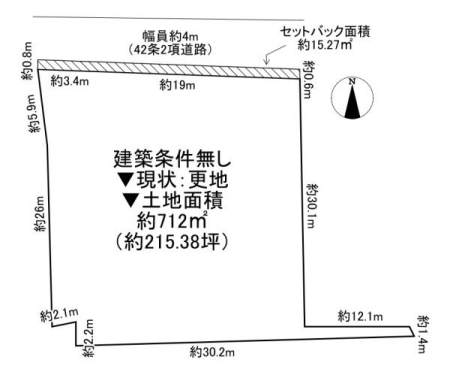 ���{�����s�g�c�{��1���ڂ̓y�n�̊Ԏ��}�i��N)