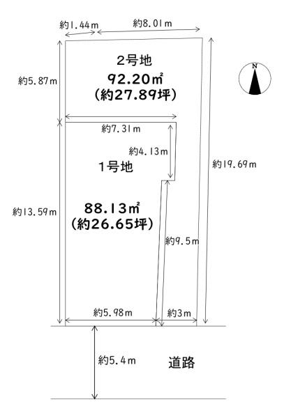 ���{���s�����Z�j��3���ڂ̓y�n�̊Ԏ��}