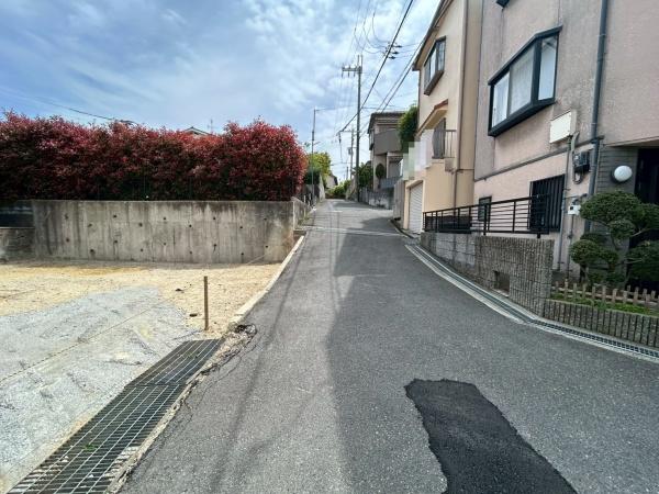 ���{�Q����s�������̓y�n�̑O�ʓ��H�܂ތ��n�ʐ^