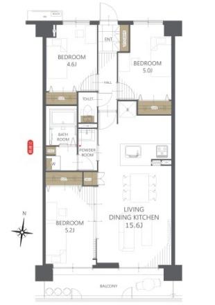 ���{�Q����s�Q��1���ڂ̒��Ã}���V�����̊Ԏ��}