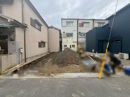 ���{�����s��]�{��2���ڂ̐V�z��ˌ��Ă̌��n�O�ώʐ^